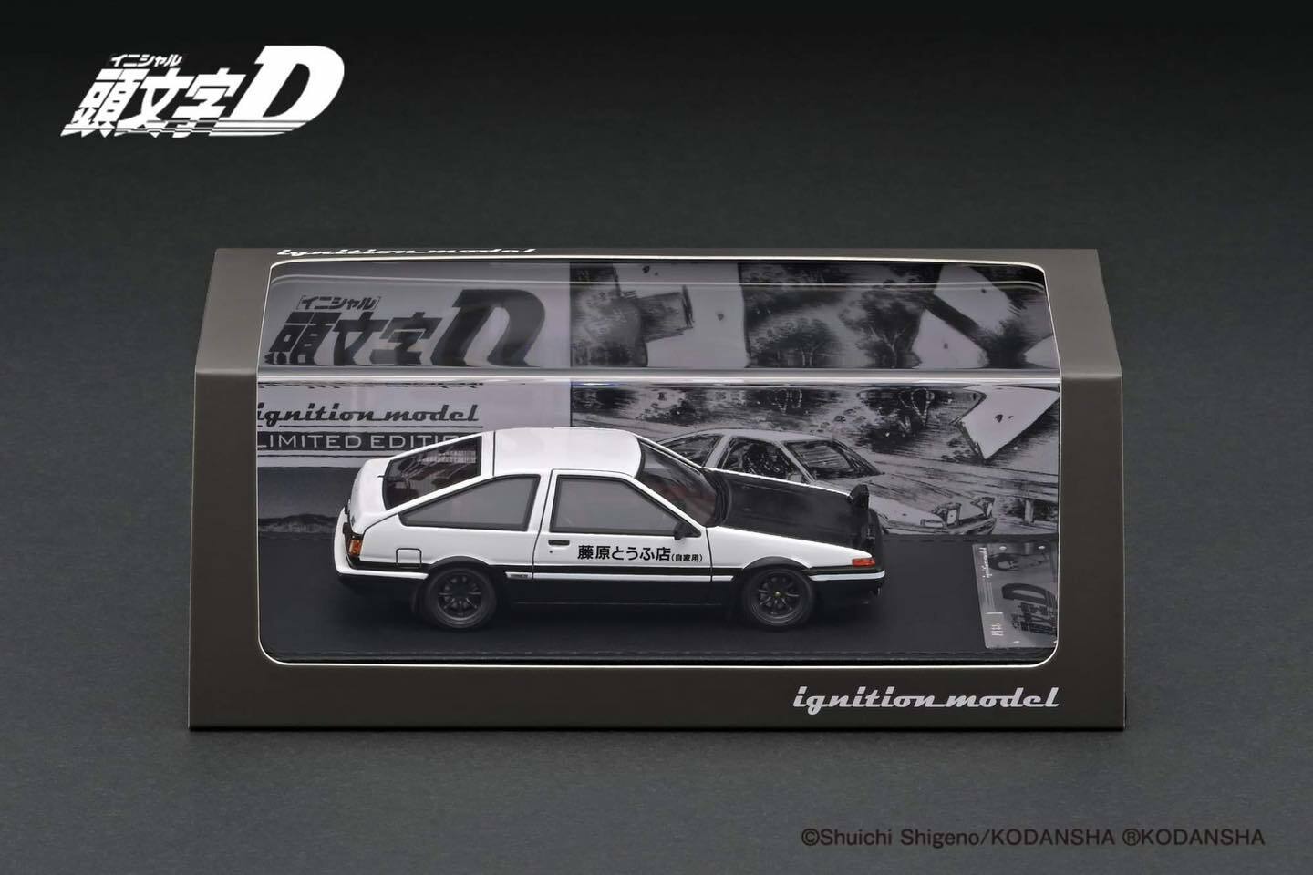1/43 INITIAL D Toyota Sprinter Trueno 3Dr GT Apex (AE86