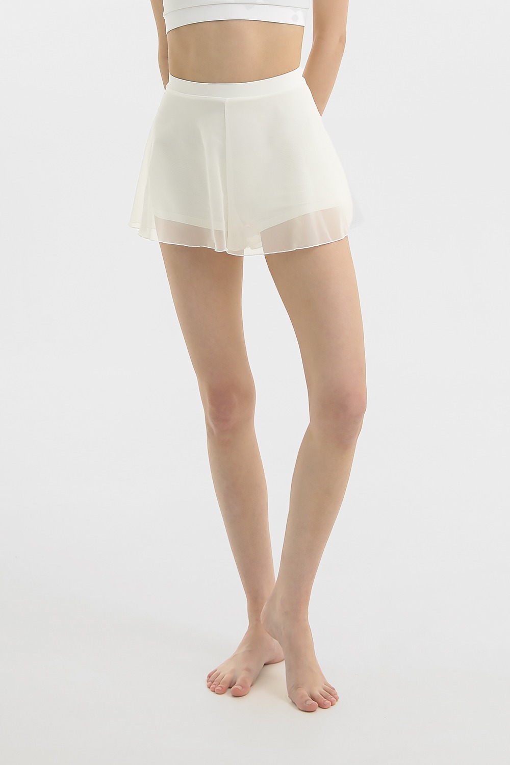 Rocher Culottes Shorts - White