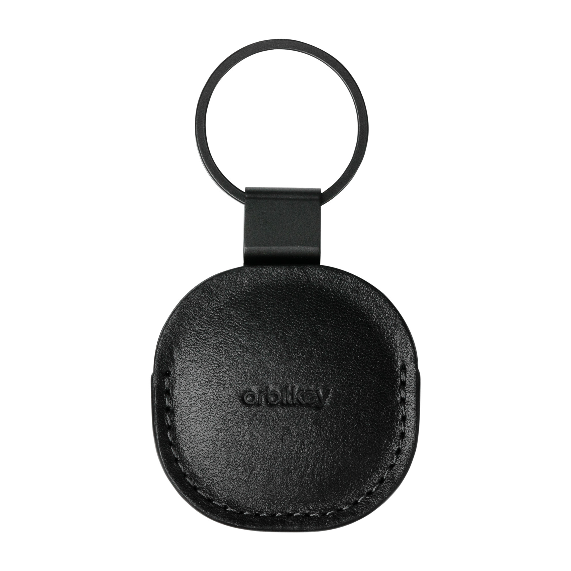 Orbitkey | AirTag專用皮革保護殼匙扣 - 黑色