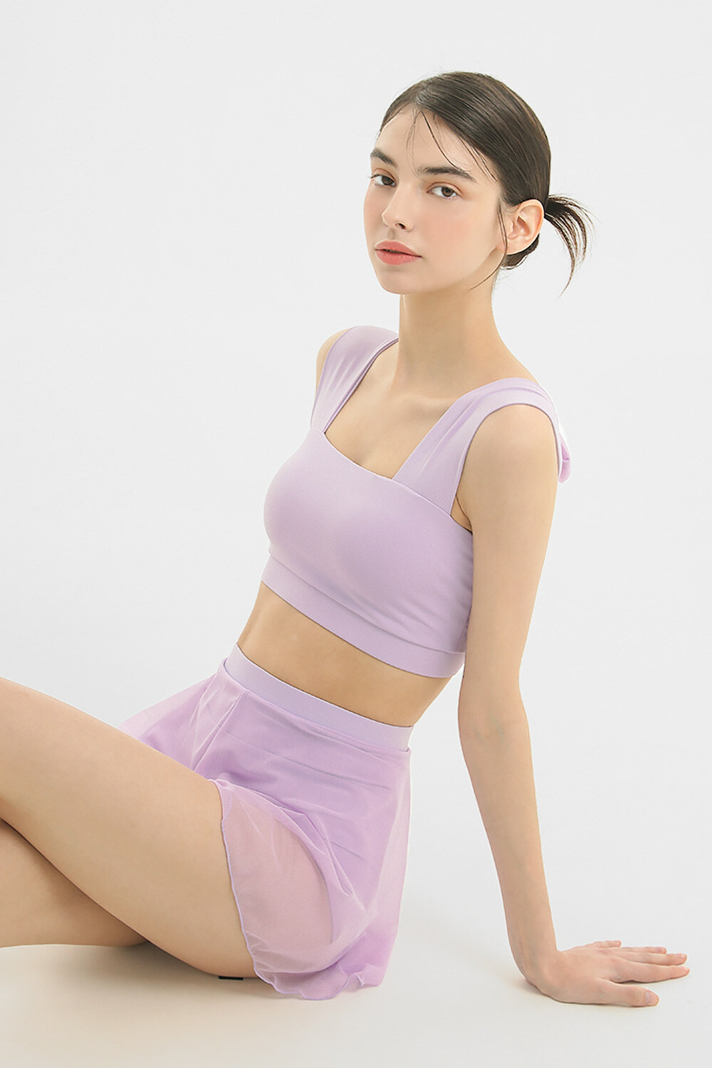 Rocher Culottes Shorts - Lavender