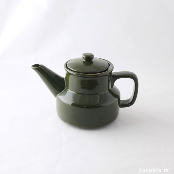 STUDIO M' - CAUSETTE復古茶壺/苔綠色