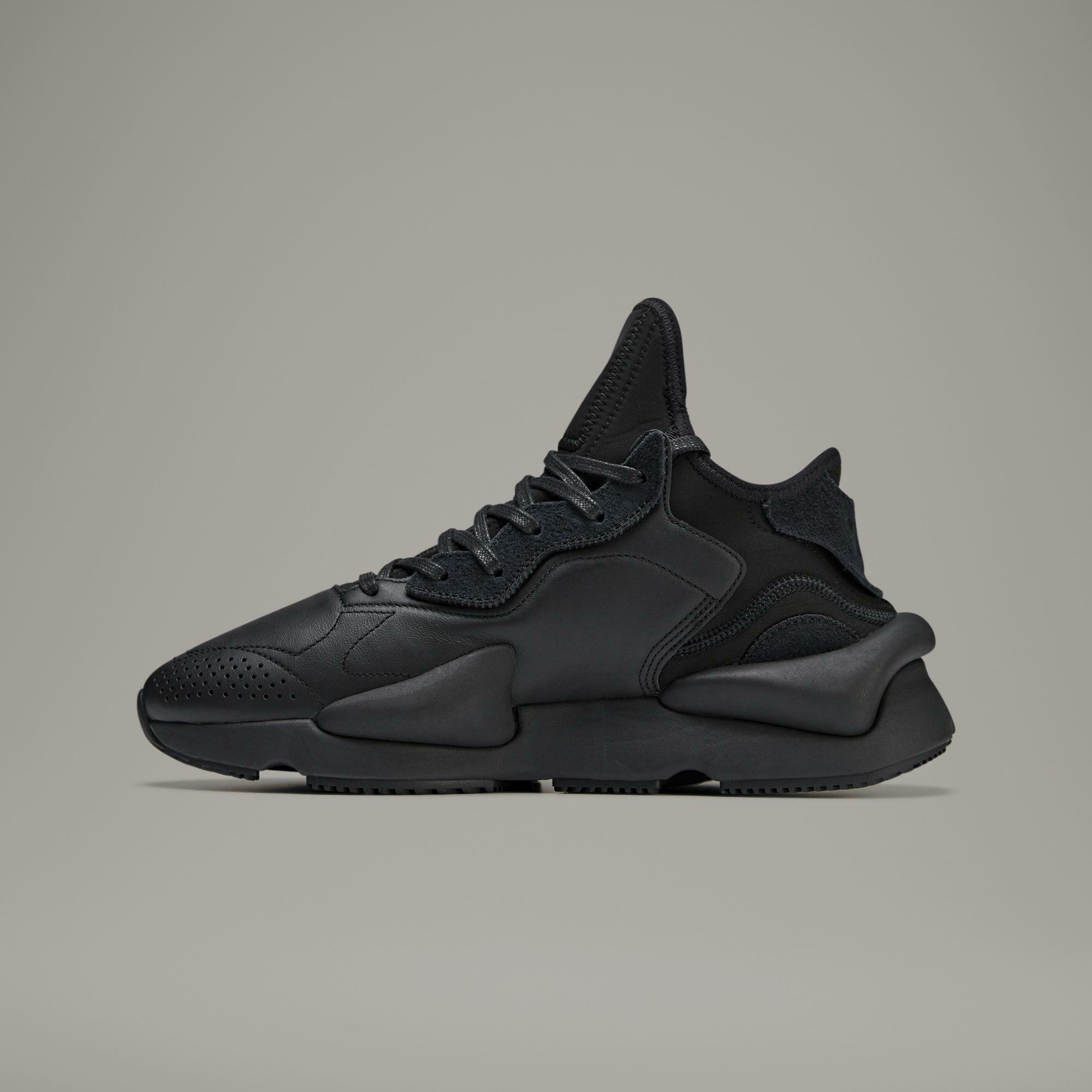 【 Y-3 KAIWA 頂級鞋款 - 全黑魂皮革 】