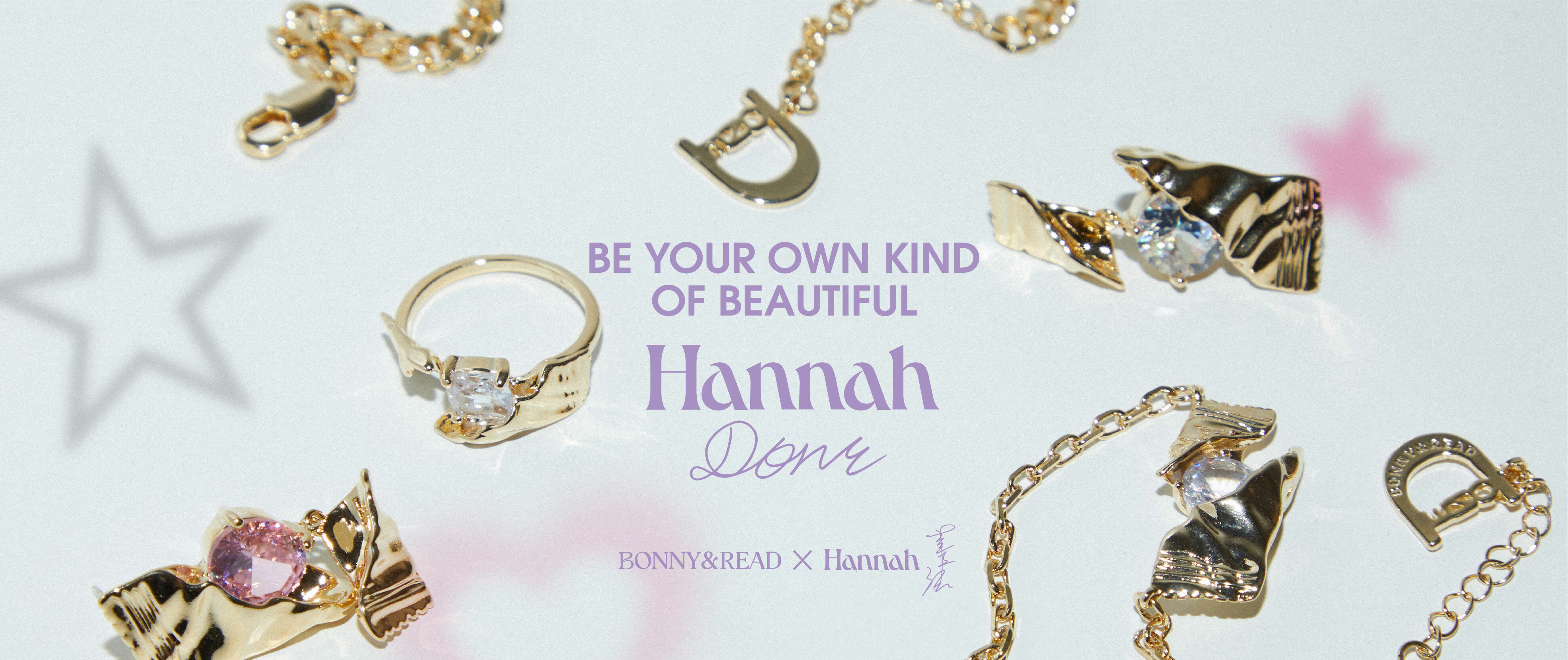 這群人董仔首次飾品聯名企劃 - BONNY & READ飾品