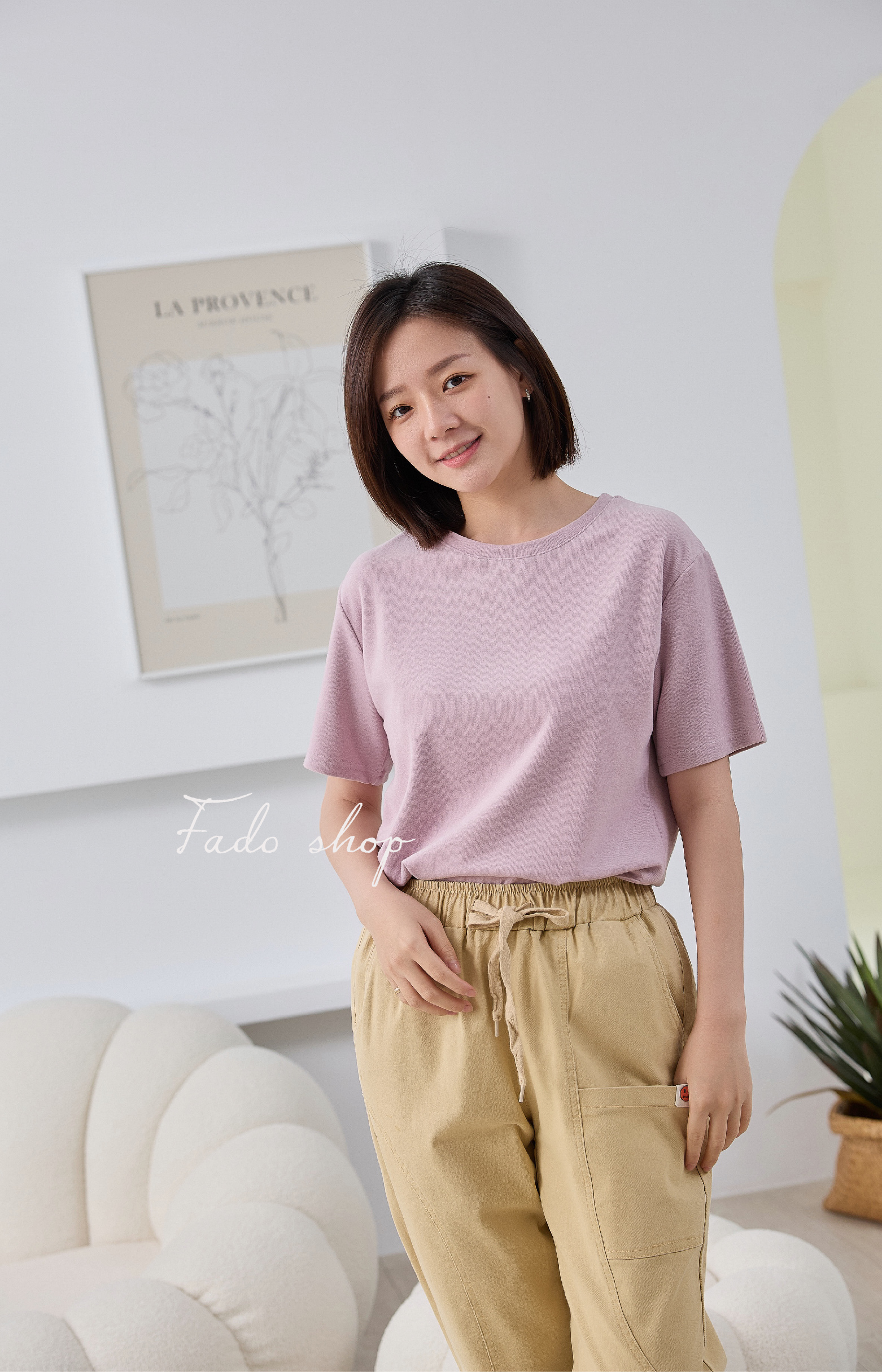 法朵Fado shop｜素面厚磅圓領短Tee 021B017 七色