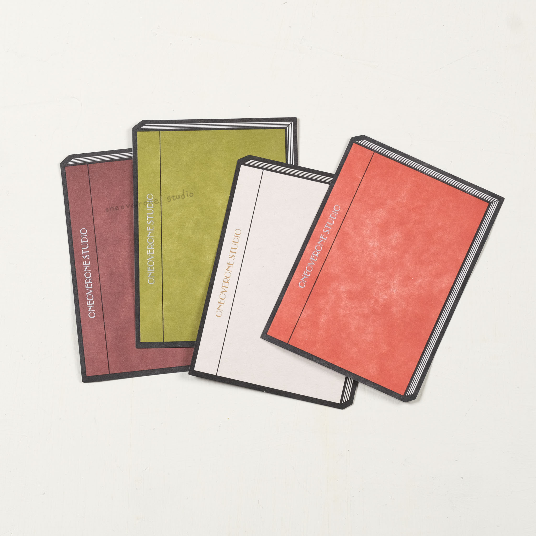 筆記本造型 明信片 / ONEOVERONE STUDIO / TAIWAN
