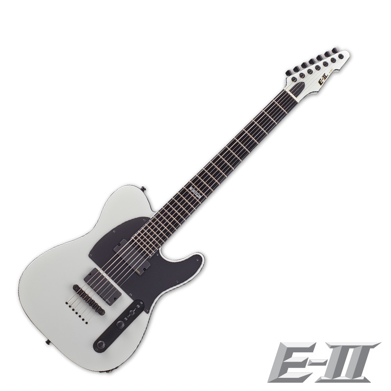 日廠 ESP E-II T-B7 Snow White 七弦 主動式 雙雙 電吉他
