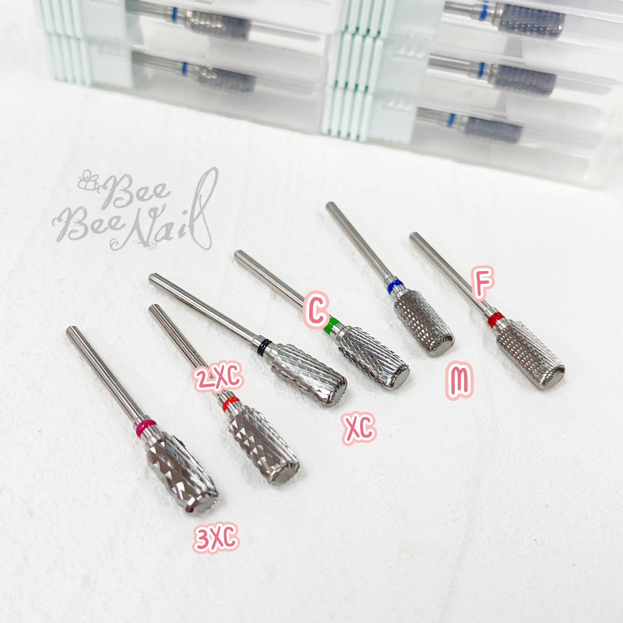 防飛塵美甲鑽頭 /卸甲鑽頭 /  F,M,C,2XC,3XC