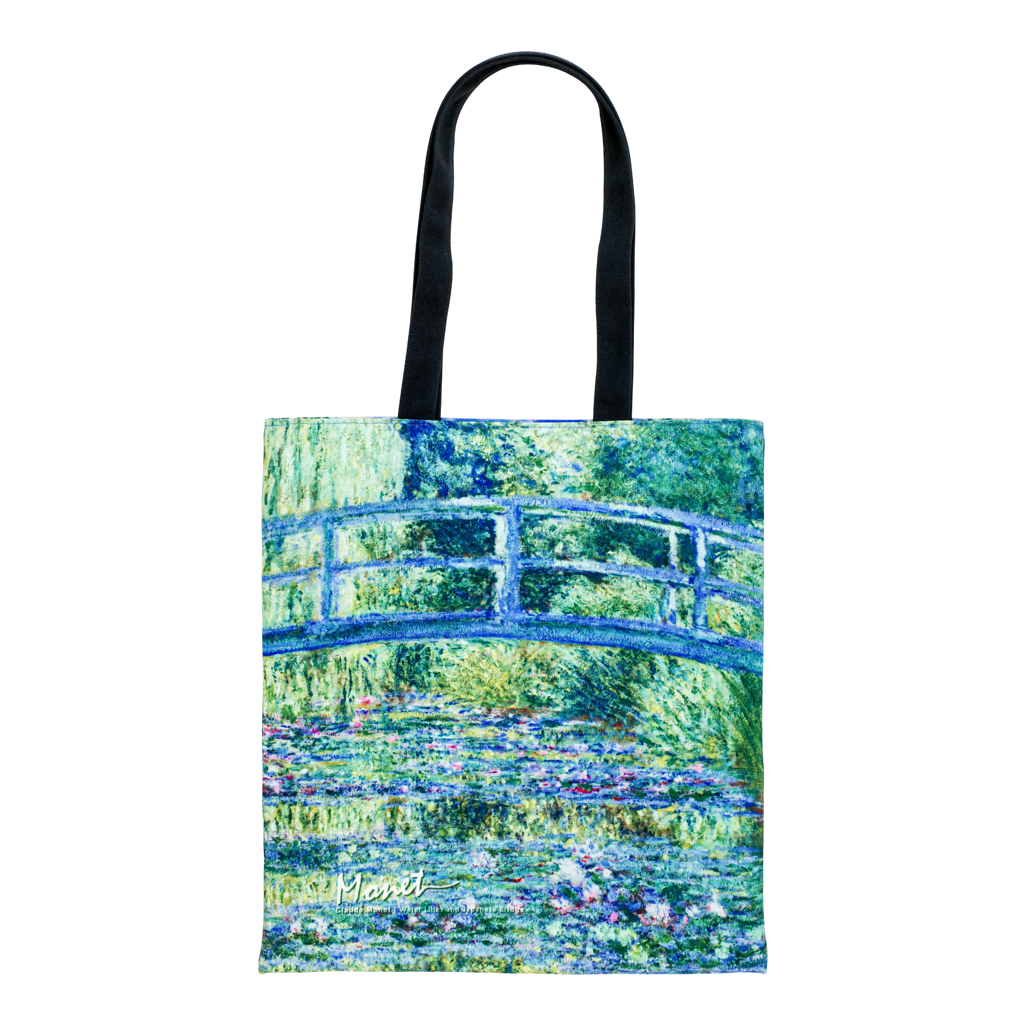 藝術經典背袋｜莫內《睡蓮和柳樹＋日本橋》