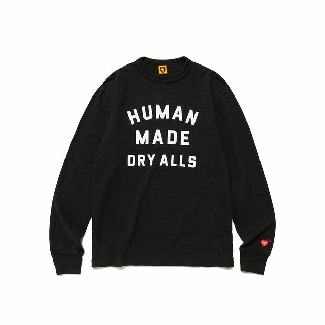 2023SS HUMAN MADE GRAPHIC L/S T-SHIRT LOGO 字體天竺棉長T 現貨