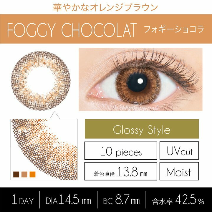 EverColor1day LUQUAGE(Foggy Chocolat)Contact Lenses 每日即棄有色隱形眼鏡 10片