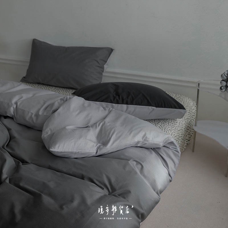 漸層色純棉【黑暗中的舞者】床單床包組