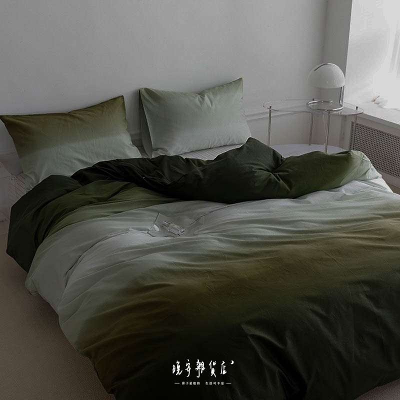 漸層色純棉【瑪利亞的永恆記憶】床單床包組