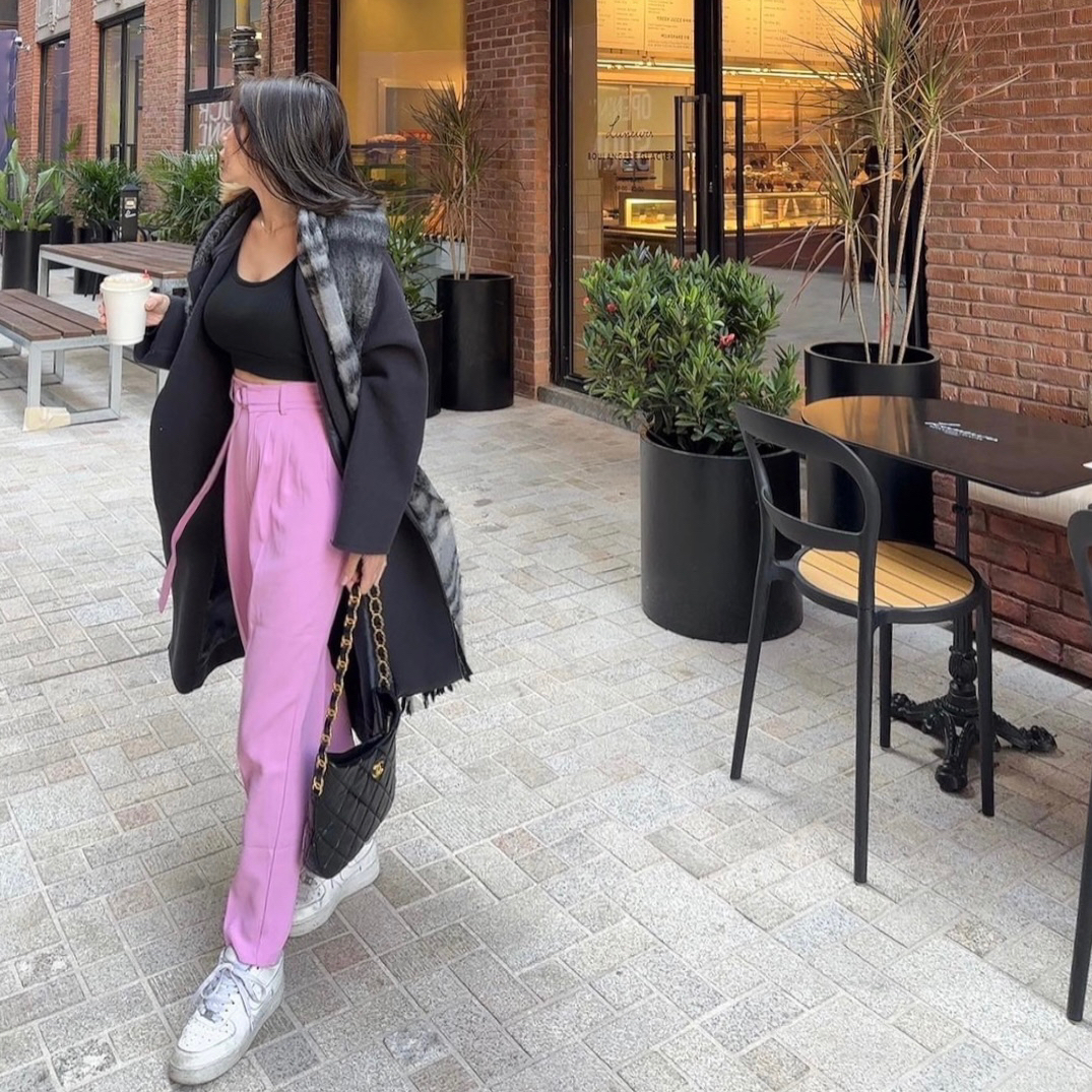 質感九分顯瘦西裝褲/三色