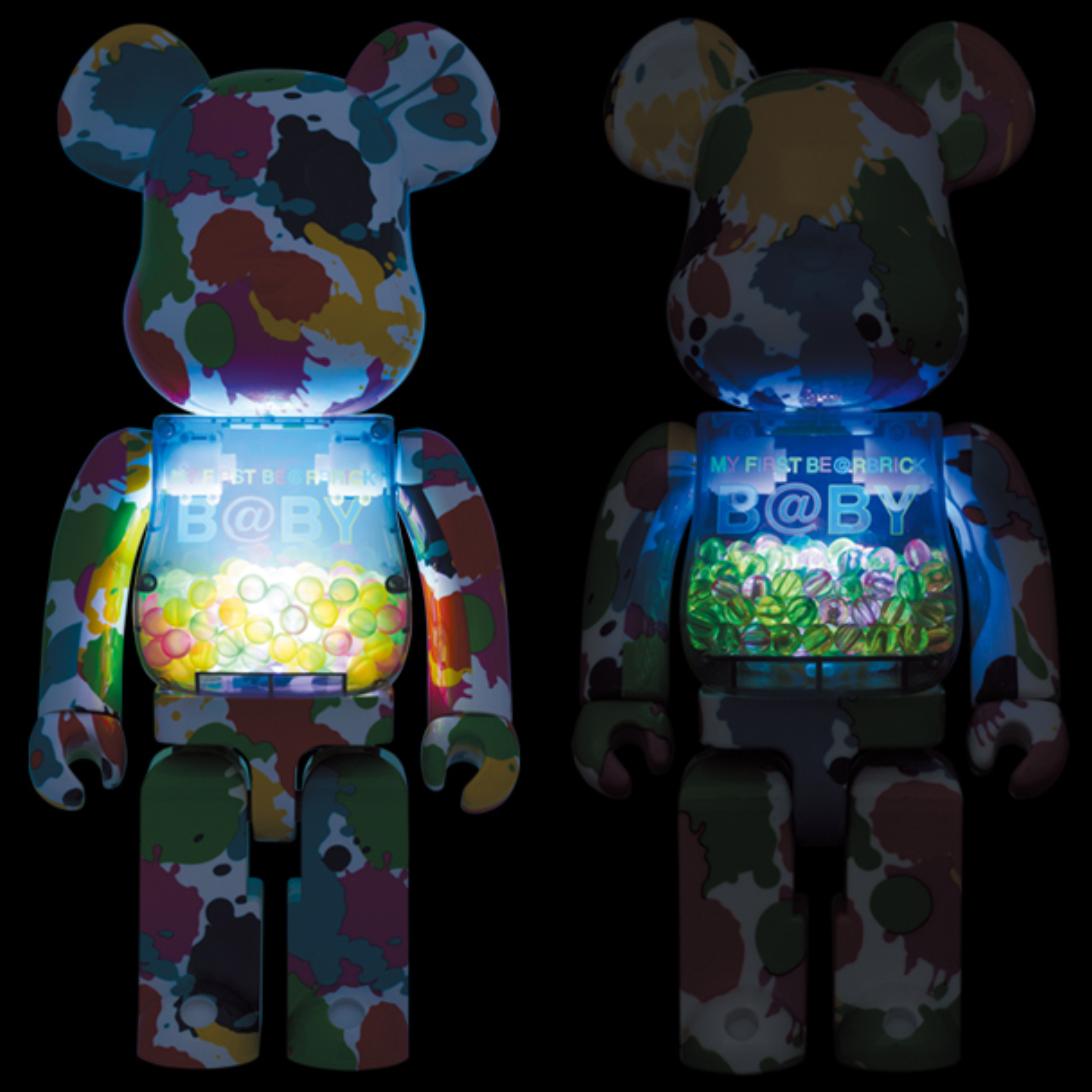 MY FIRST BE@RBRICK B@BY COLOR SPLASH Ver. 1000％