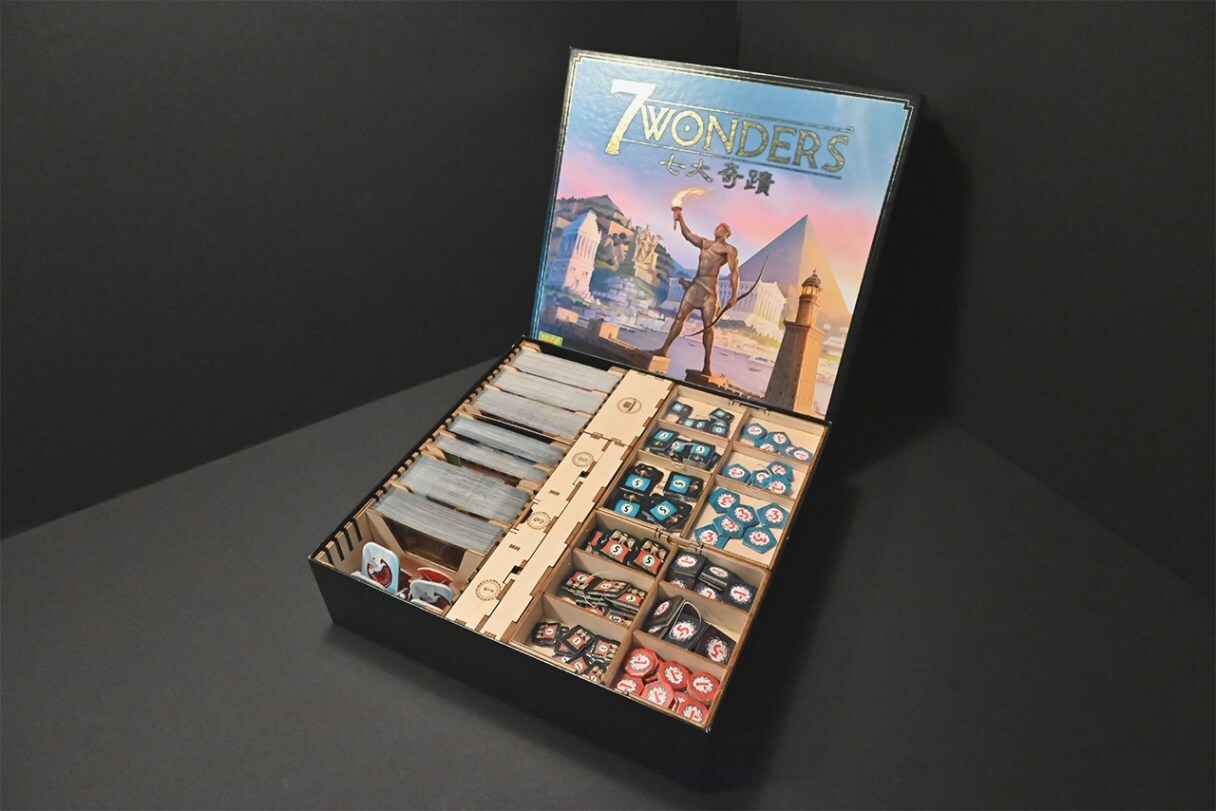七大奇蹟(新版) 7 Wonders Second Edition 桌遊收納盒 烏鴉盒子