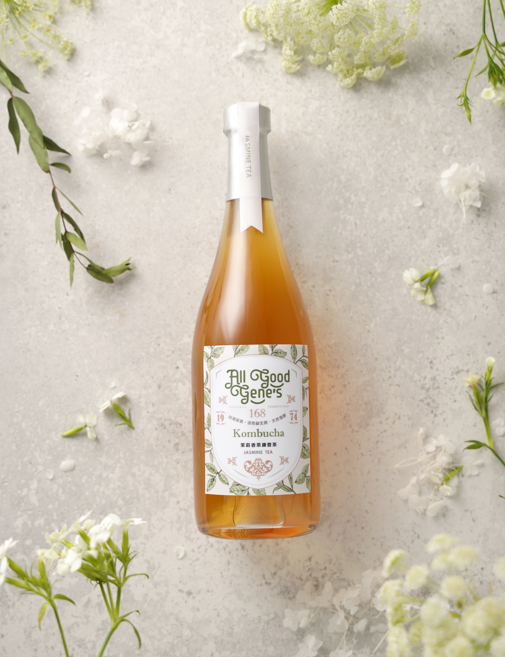 茉莉香茶康普茶  750ml 精釀原味茶系列