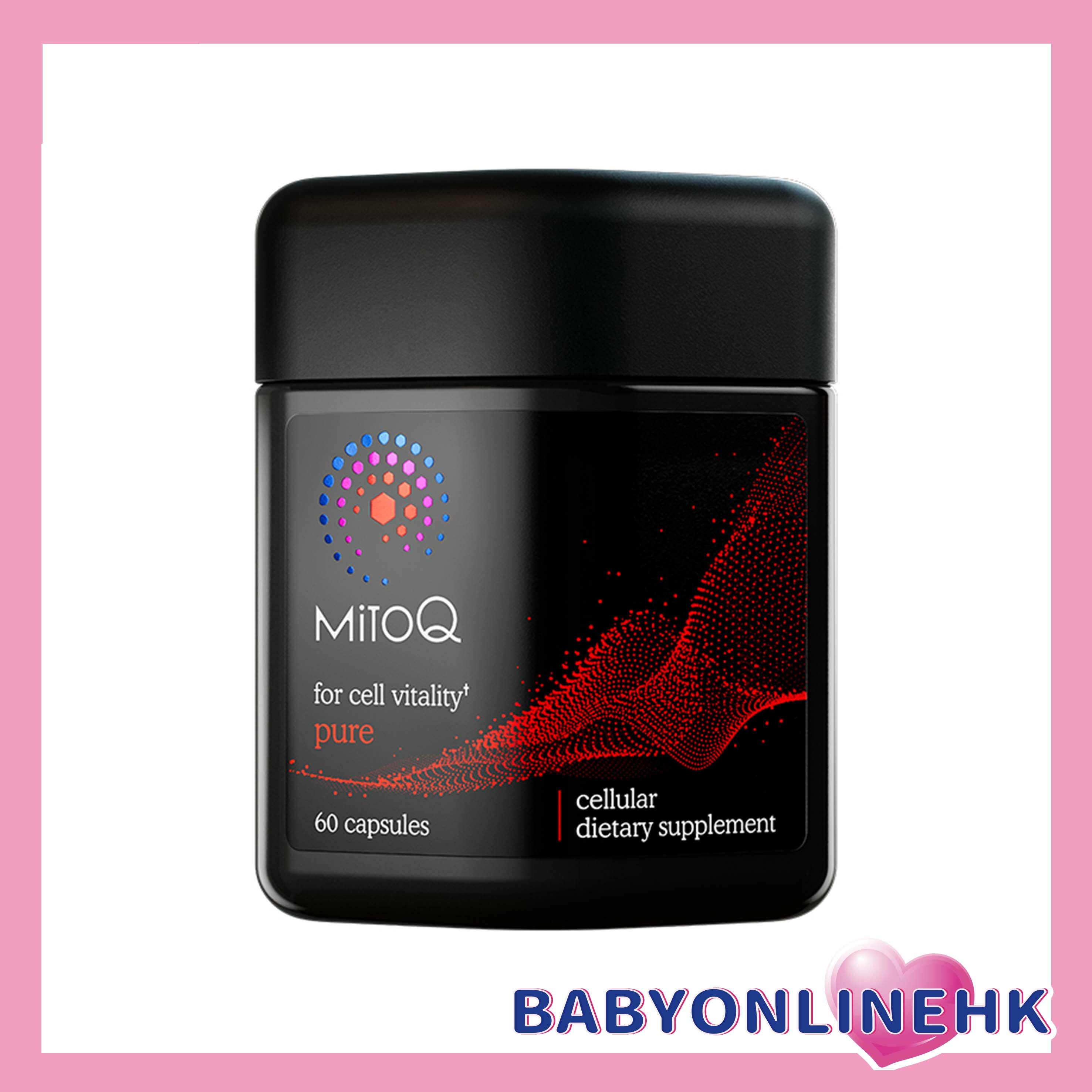 MitoQ Pure 抗氧化膠囊 60粒   世界首創的抗氧化分子，支持細胞健康，每天增加能量、加快運動恢復和延緩衰老。健康始於您的細胞。