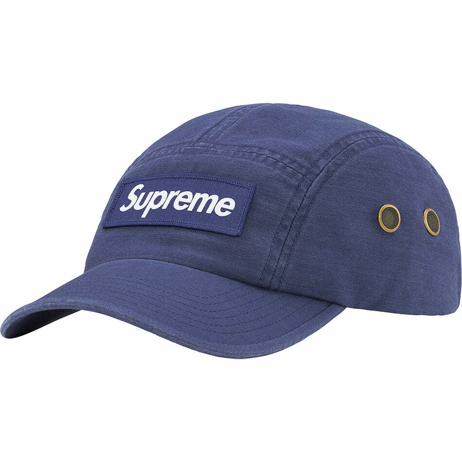 [現貨] Supreme MILITARY CAMP CAP NAVY
