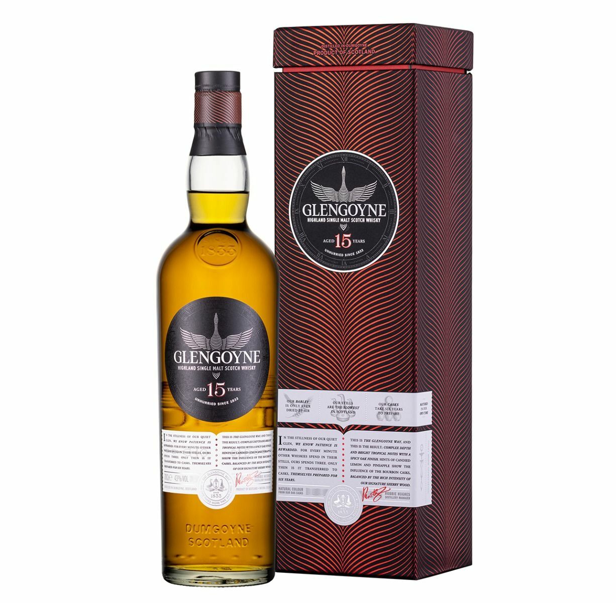 GLENGOYNE 15Y HIGHLAND SINGLE MALT  WHISKY 格蘭哥尼 15年