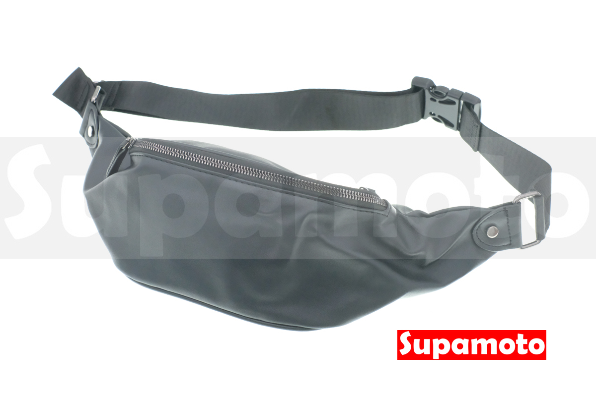 -Supamoto- 騎士 腰包 LB23 復古 胸包 牛皮 斜肩包 單肩 美式 咖啡 黑色
