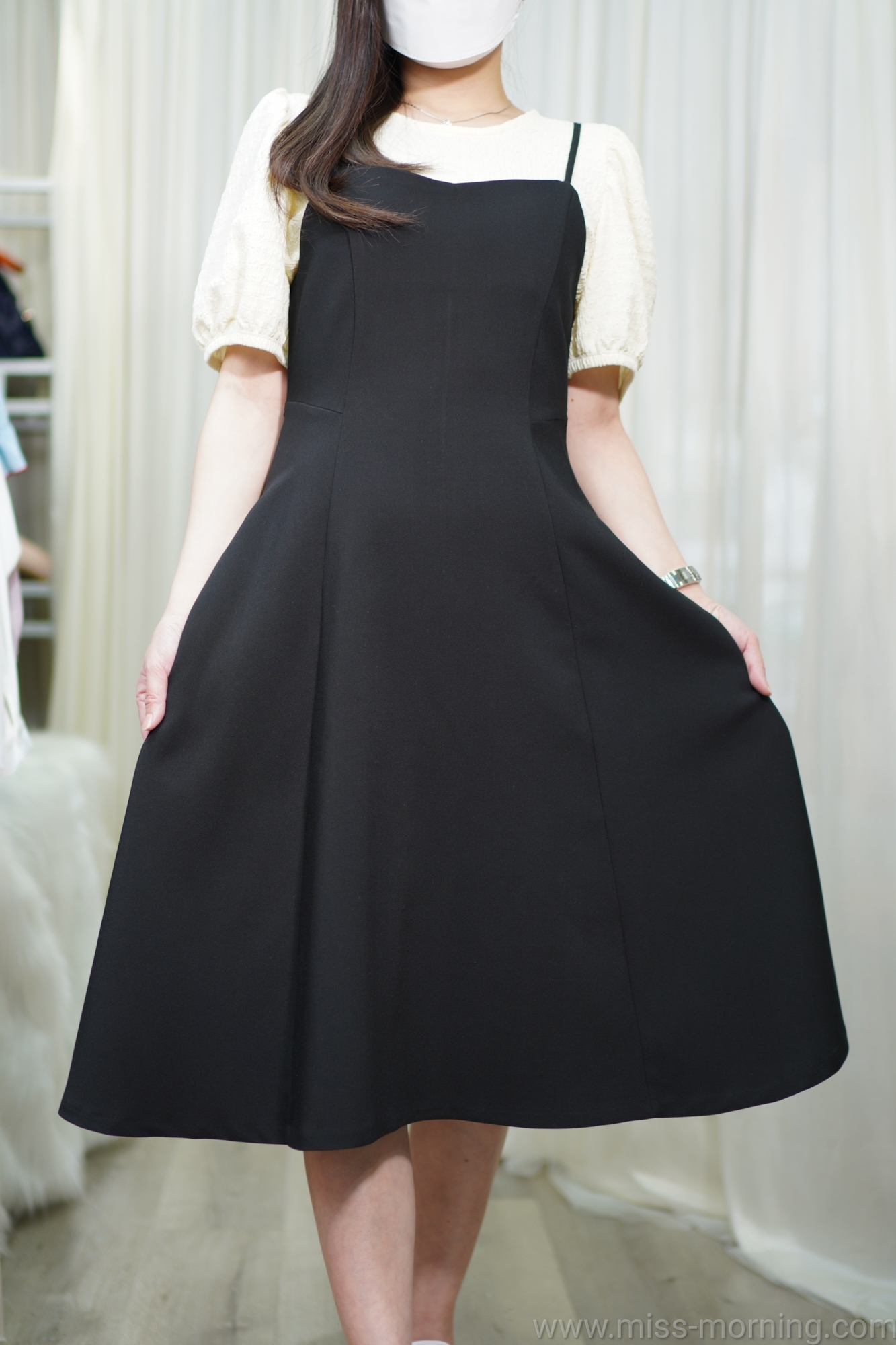 高質吊帶裙(66446)