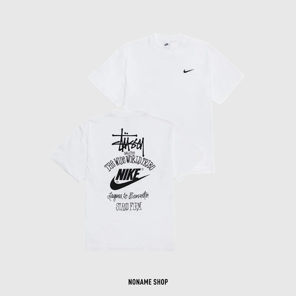 NIKE x STUSSY 世界之旅聯名短T 白色(男款)