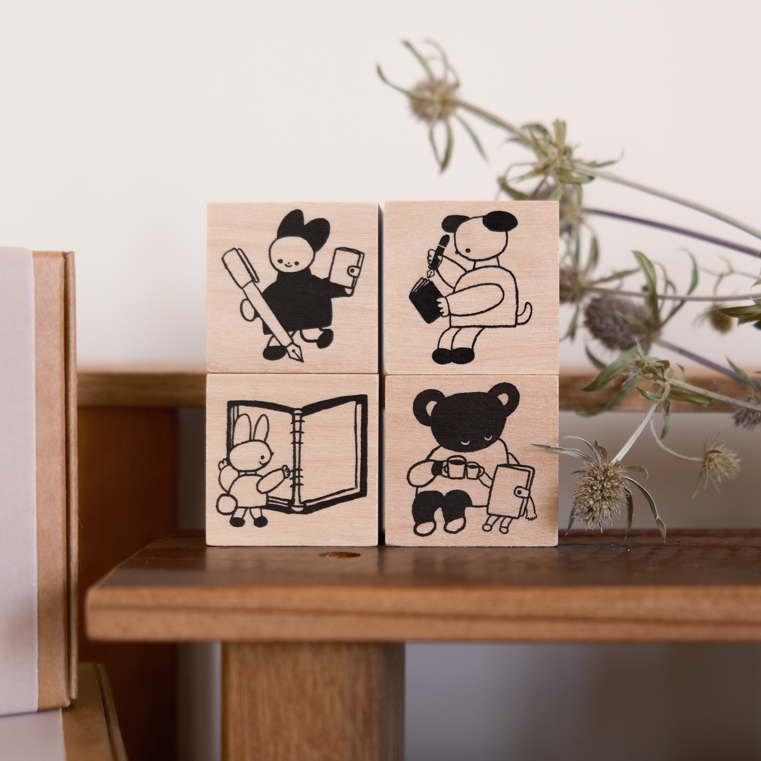 Syamota聯名商品／樺木印章／四款