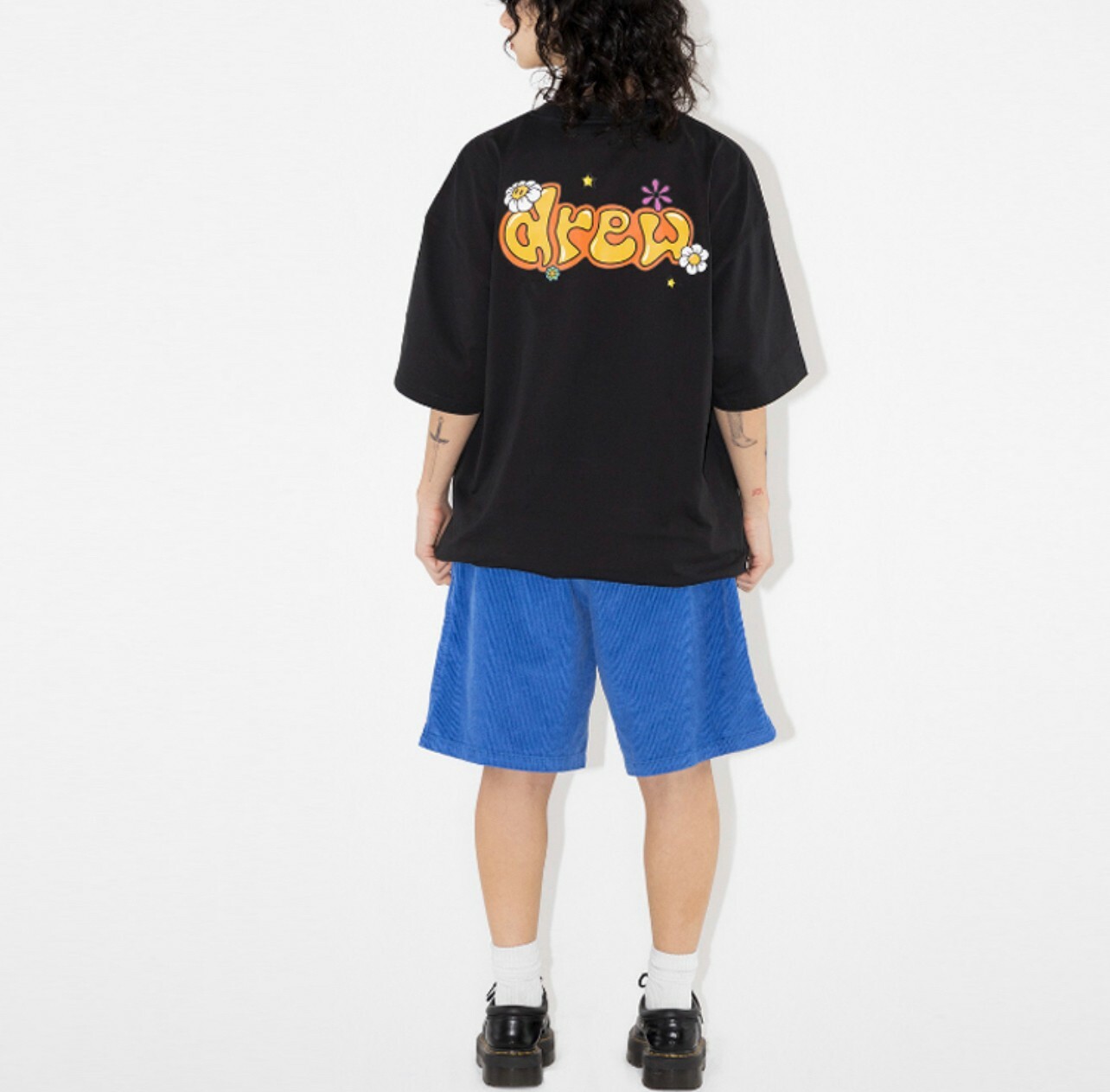 代購 Drew House FW22 droovy ss tee 字母短T 休閒 男女同款 黑 MAR-