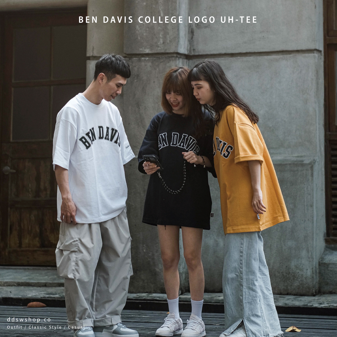 Ben Davis 短袖 日本直送 大字母Logo 寬鬆 重磅 白 海軍藍 亮黃 草綠