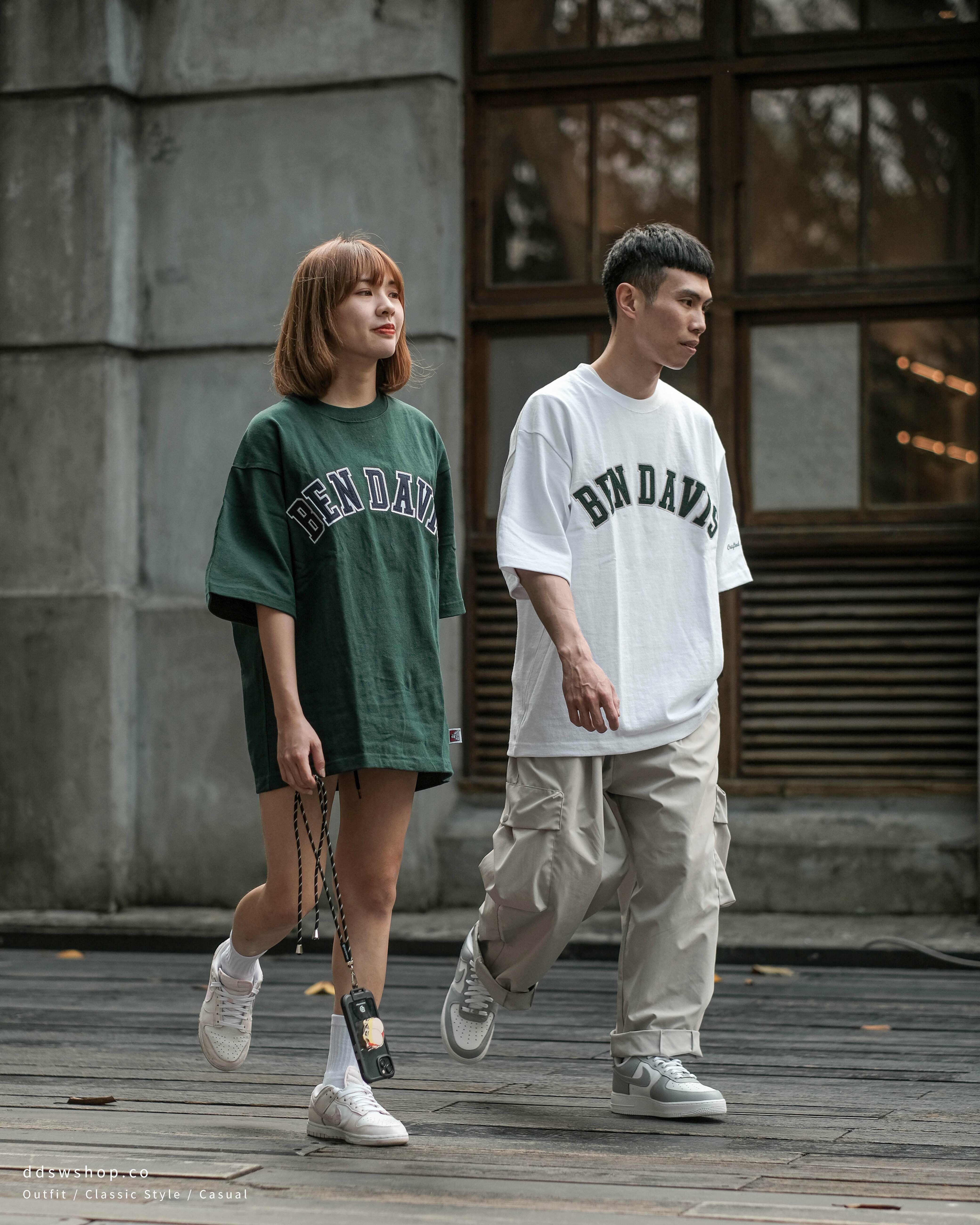 Ben Davis 短袖 日本直送 大字母Logo 寬鬆 重磅 白 海軍藍 亮黃 草綠