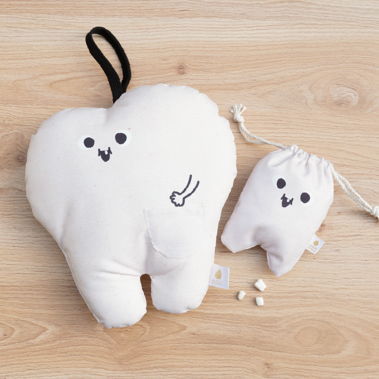 牙仙子抱枕+收納袋