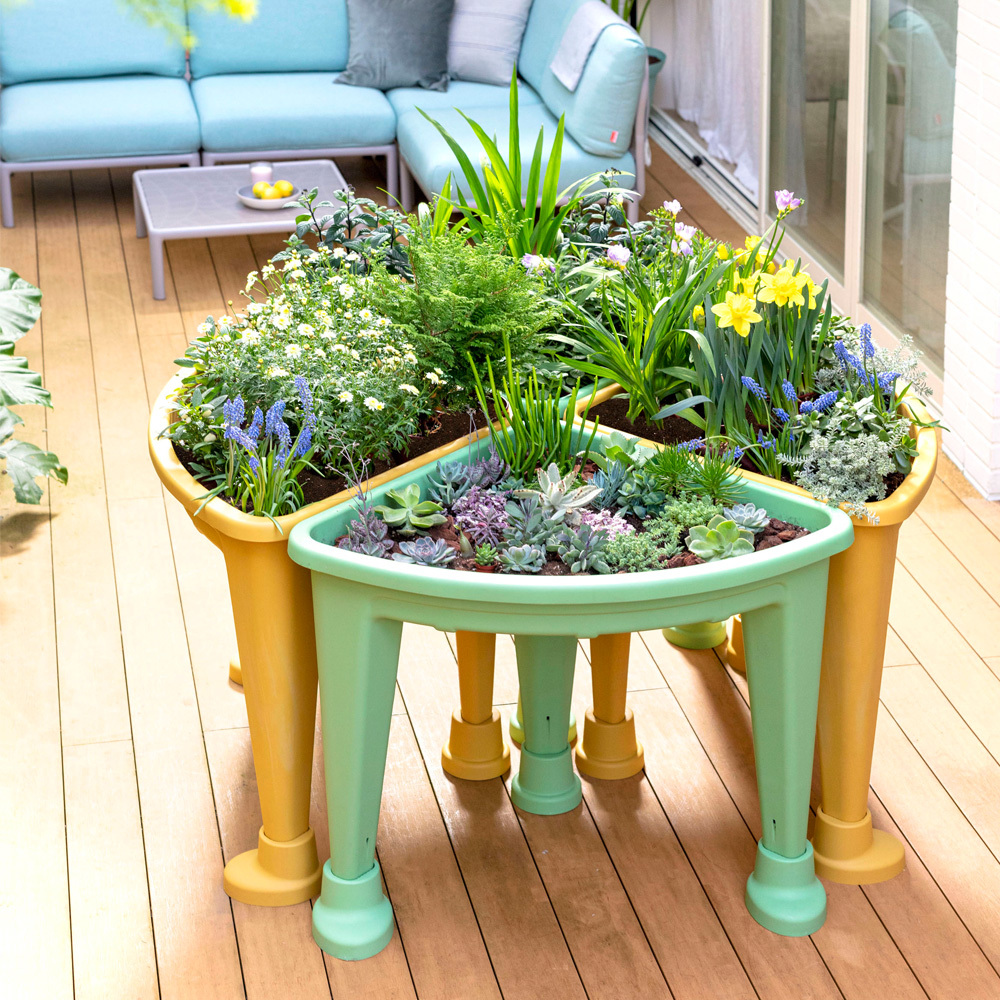 園藝療育花盆( 1組4入)