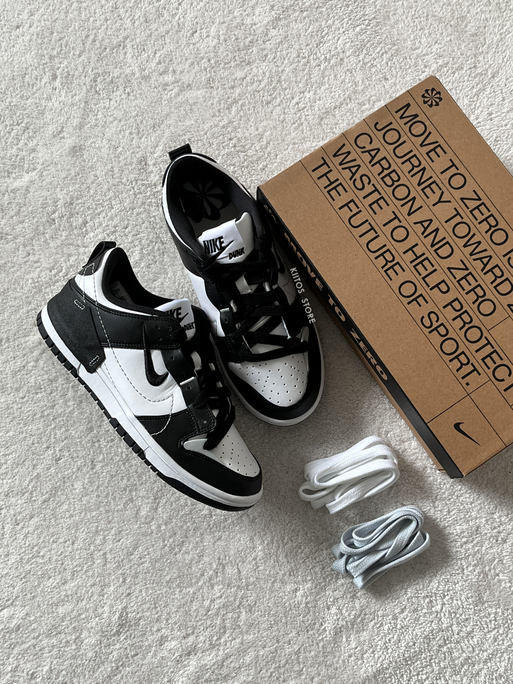 Nike Dunk Low Disrupt 2 黑白 熊貓 DV4024-002