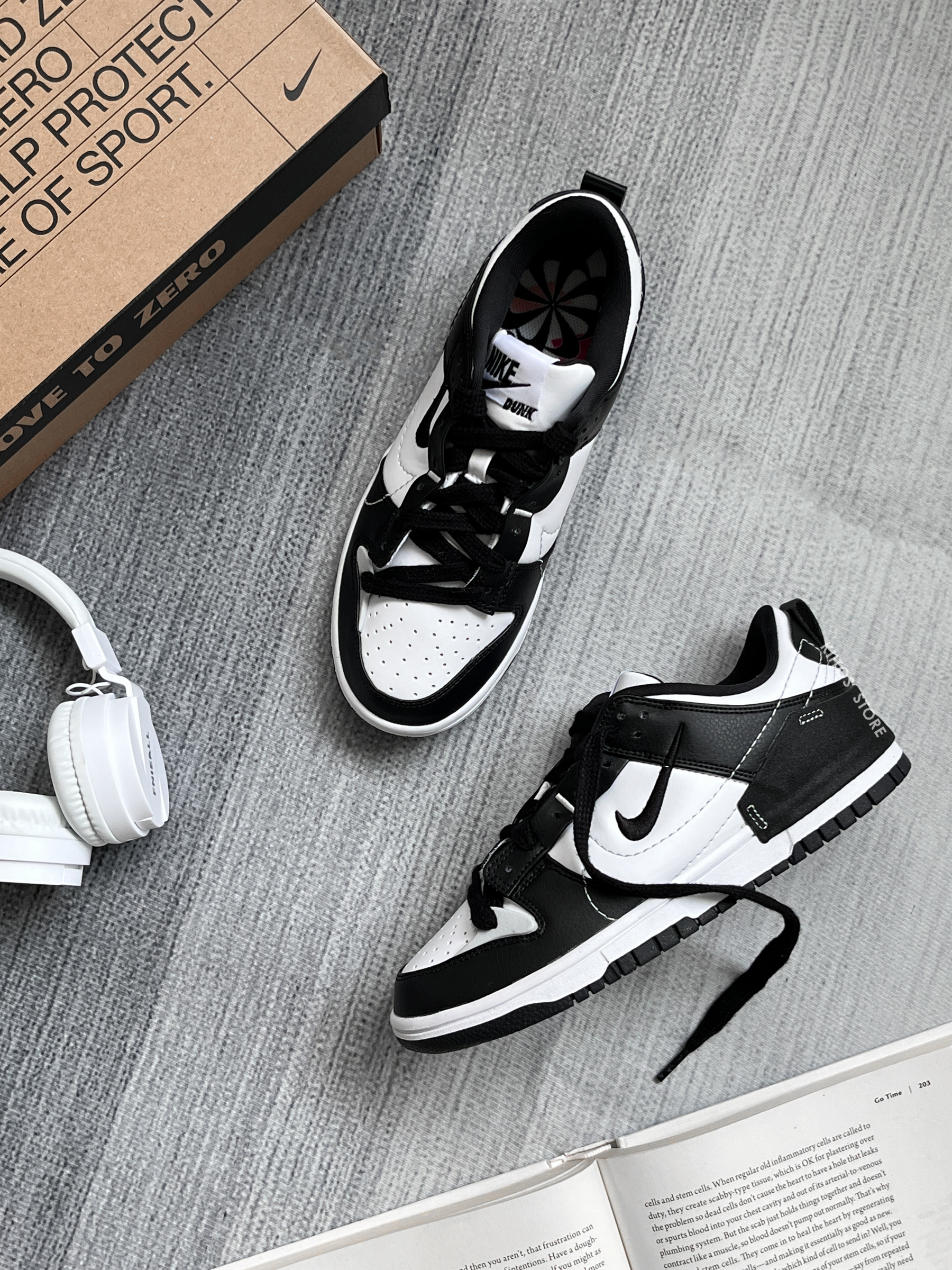 Nike Dunk Low Disrupt 2 黑白 熊貓 DV4024-002