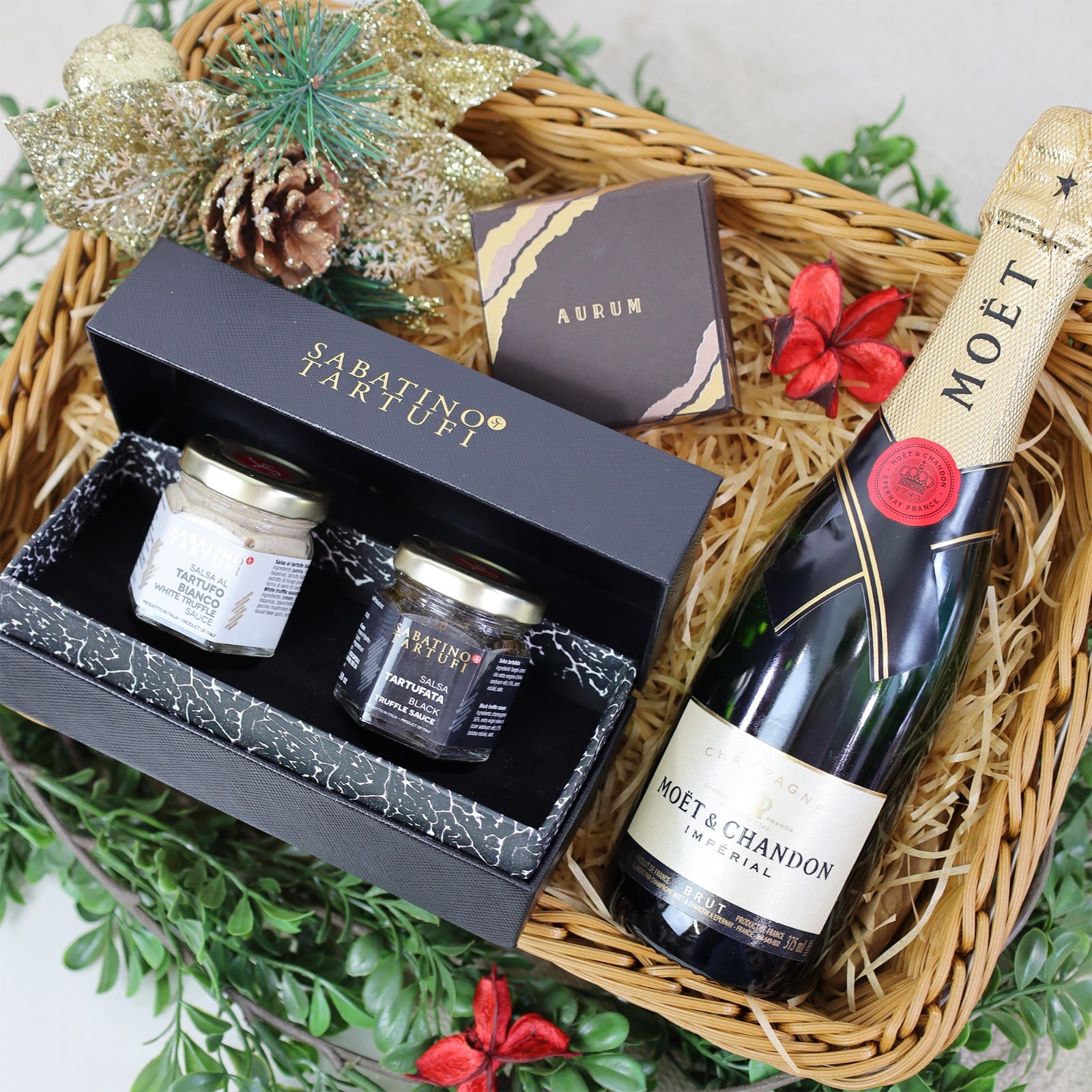 黑白松露聖誕禮藍