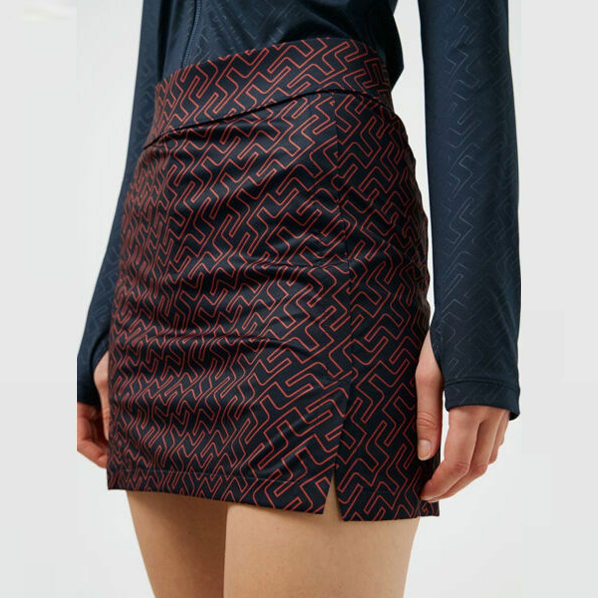 女【現貨】JL正品7折起/JLindeberg Amelie Mid golf skirt bridge monogram/ 搶手款式已經絕版 窄裙褲/#2421JL