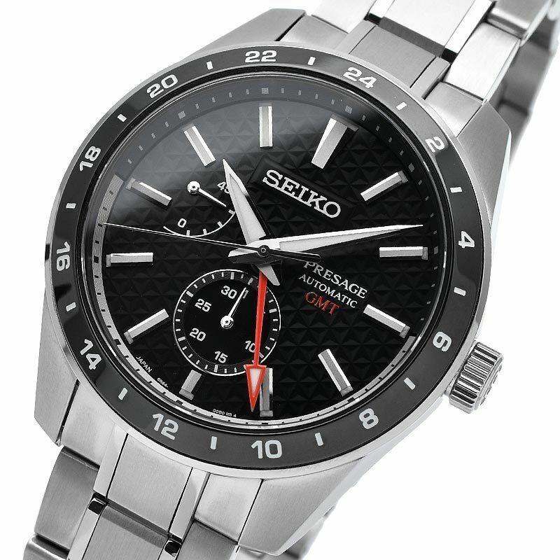 Seiko 精工 Presage Sharped Edged GMT Automatic Mechanical Watch SPB221J1  ( SARF005 )  日本製造