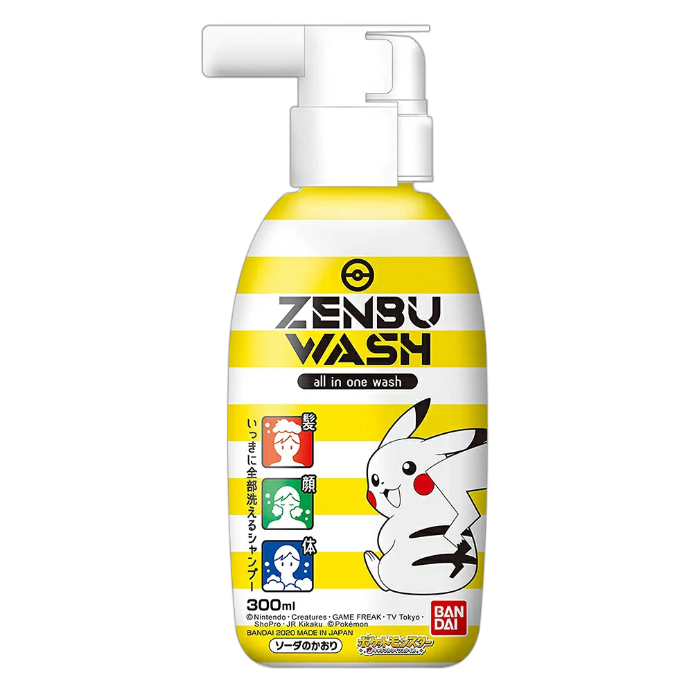 日本Pokemon三合一洗髮沐浴乳 300ml