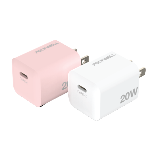 【POLYWELL】PD迷你快充頭 20W Type-C充電頭 豆腐頭 適用iPhone,安卓