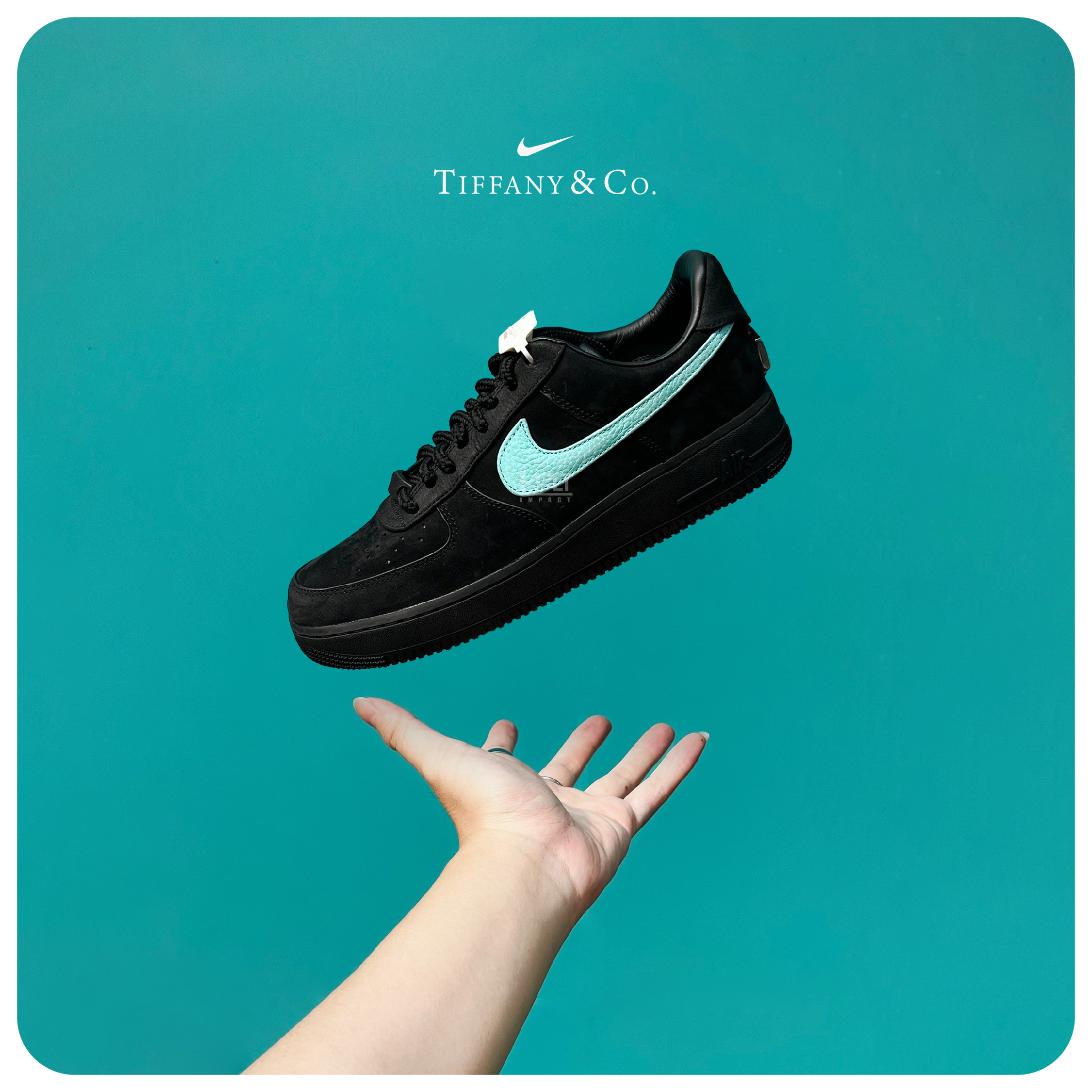 TIFFANY & CO. x NIKE AIR FORCE 1 蒂芙尼黑綠聯名款DZ1382-001