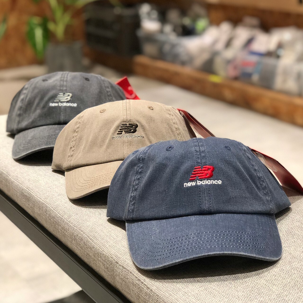 New Balance 復古水洗 刺繡logo老帽 LAH01003NGO