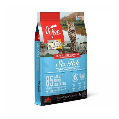 Orijen 渴望 - 全貓六種魚乾糧 1.8kg / 5.4kg
