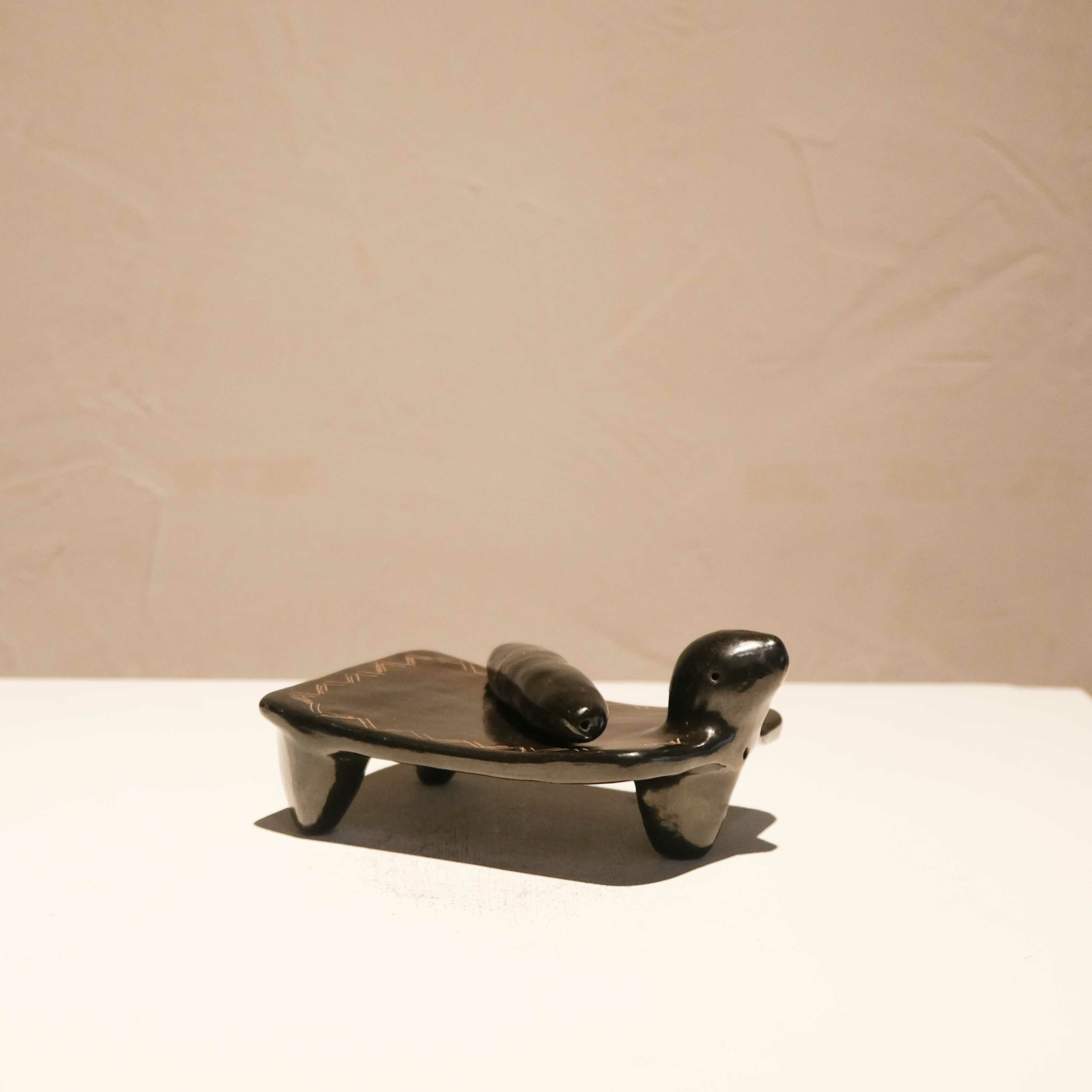 陶器｜Metates研磨器－美洲豹217｜尼加拉瓜