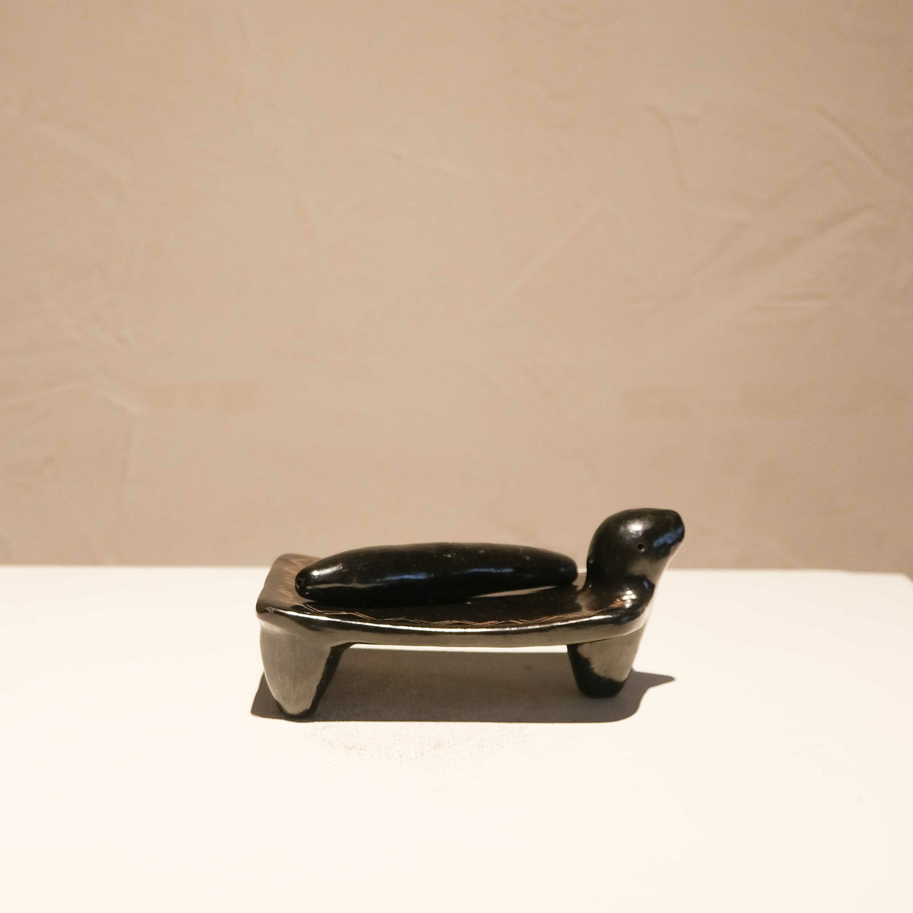 陶器｜Metates研磨器－美洲豹217｜尼加拉瓜