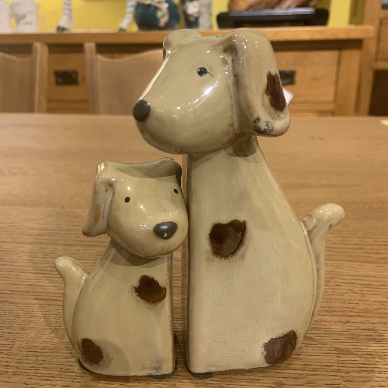 陶藝擺件-三隻狗