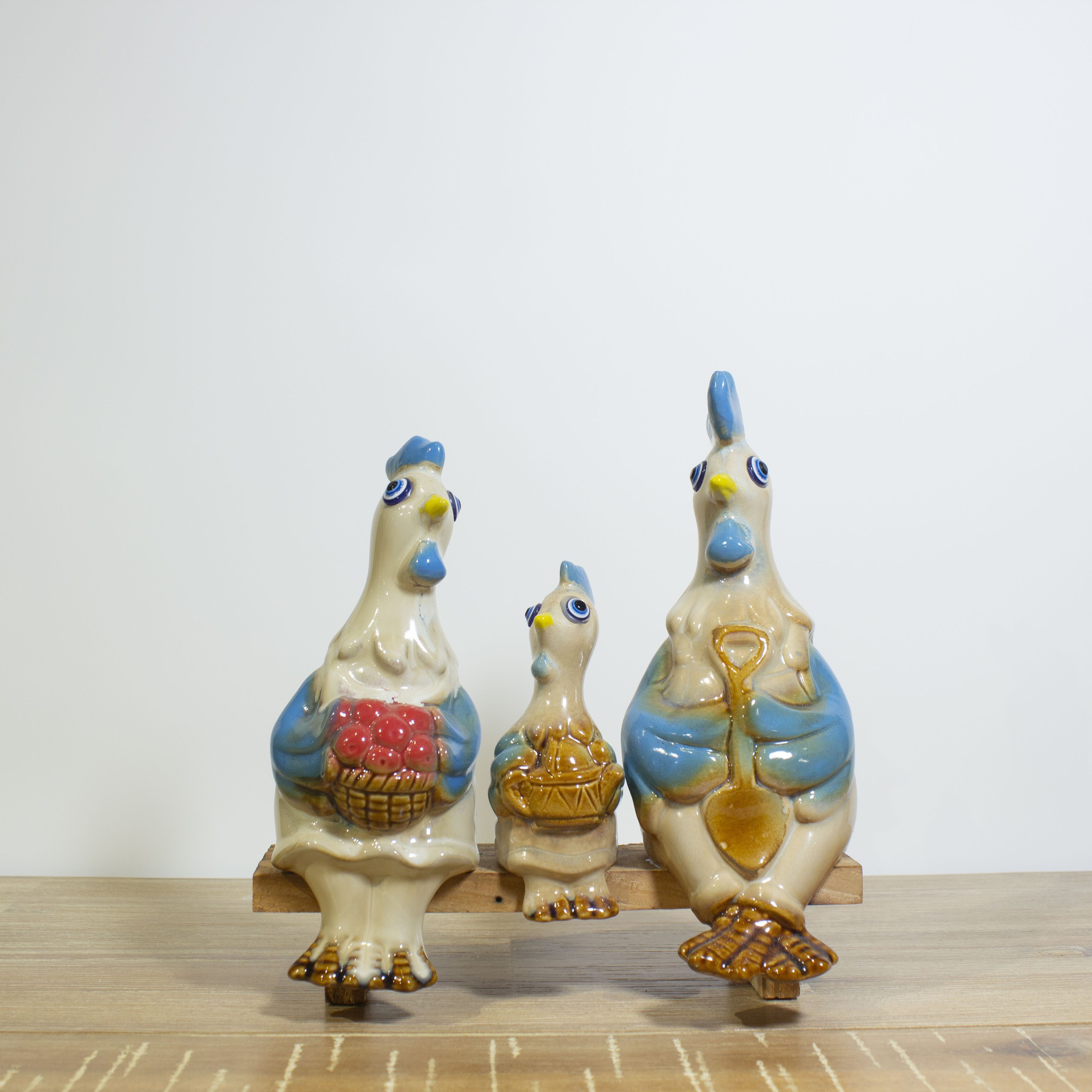 陶藝擺件-長椅動物(2款可選)