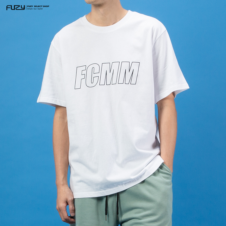 SALE- 韓國 FCMM 短T 僂空英文字體 短袖 - S201585