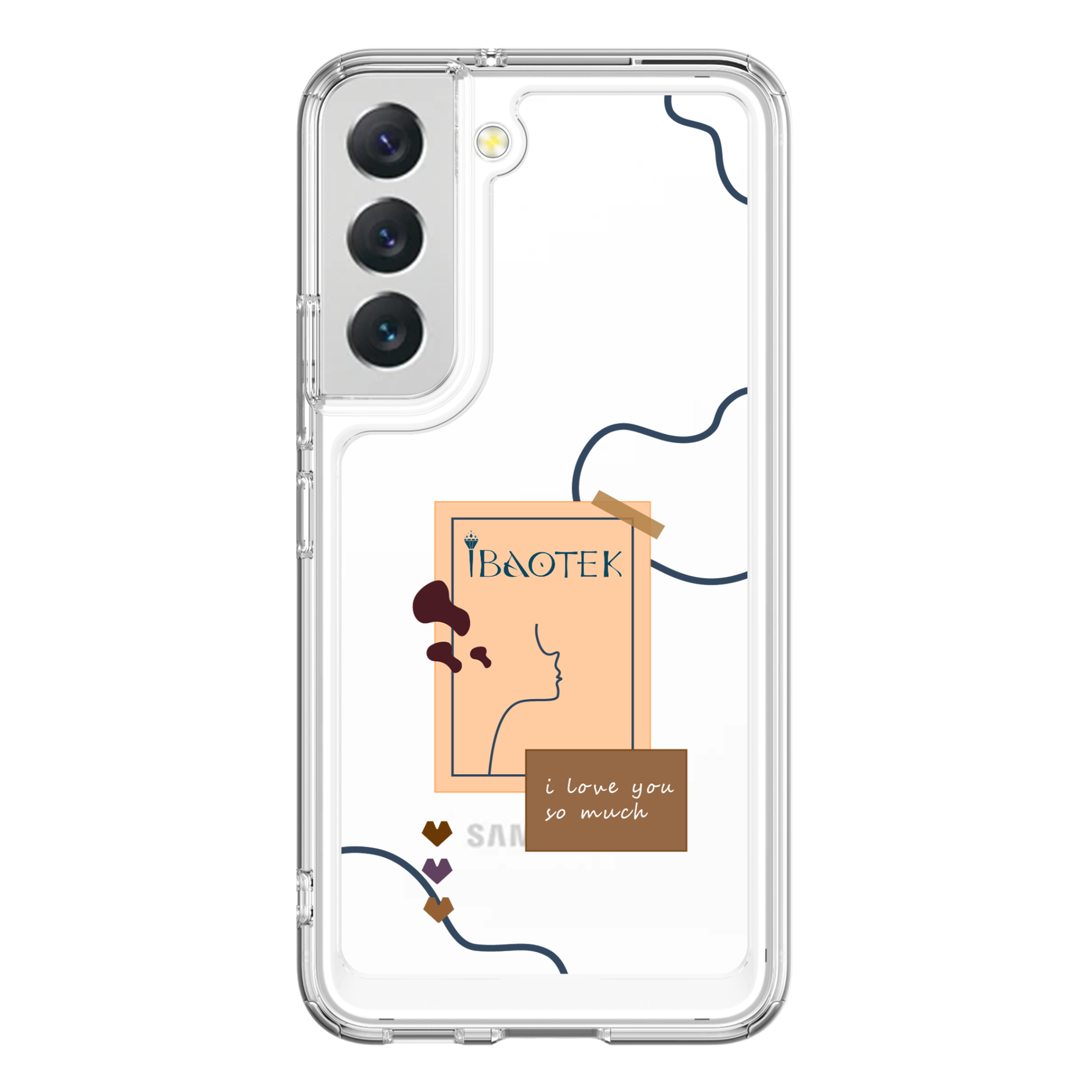 SAMSUNG S22+ 手機防摔殼愛情記事