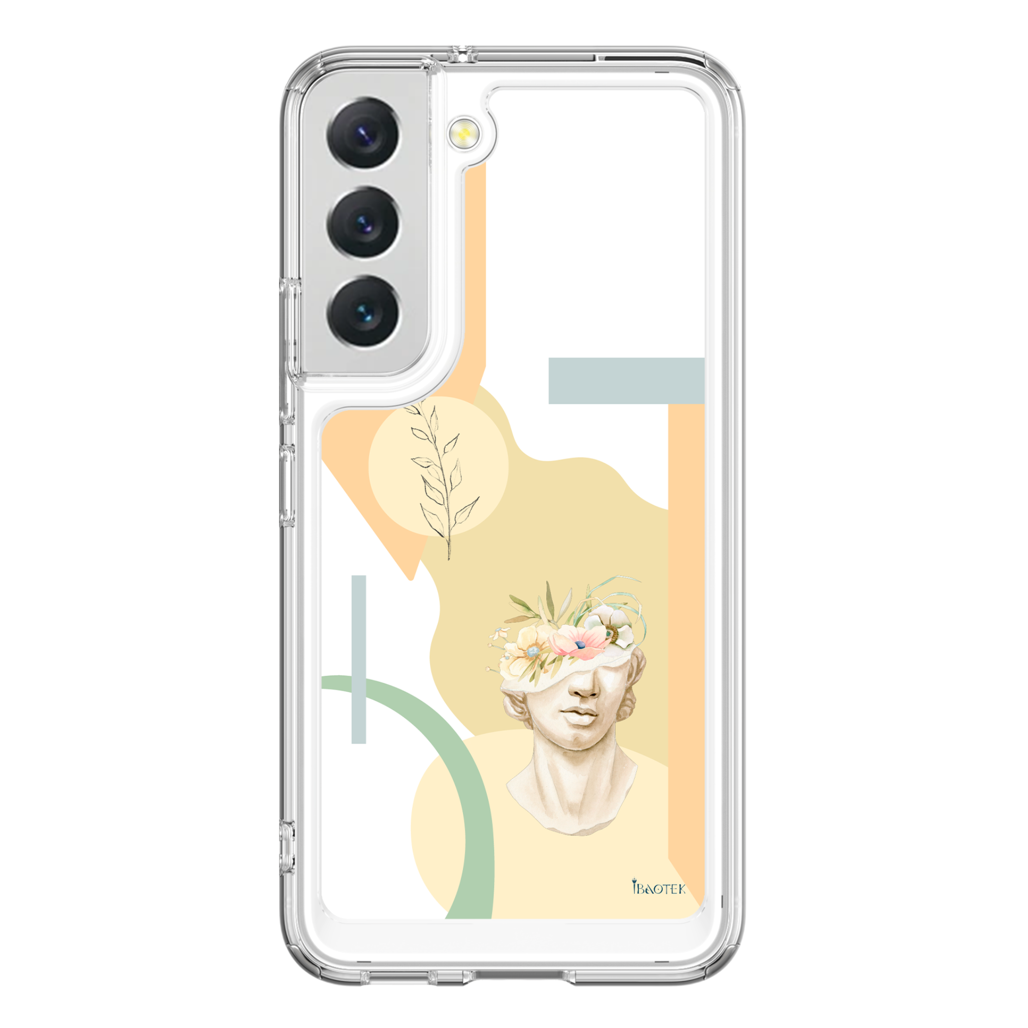 Samsung  S22+ 手機防摔殼藝術之花