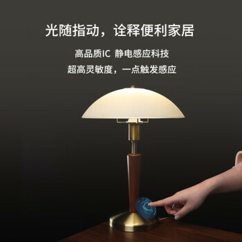 EGLO 奧地利Solo檯燈臥室床頭燈大學生宿舍學習護眼起夜哺乳小夜燈 金色【觸摸調光】